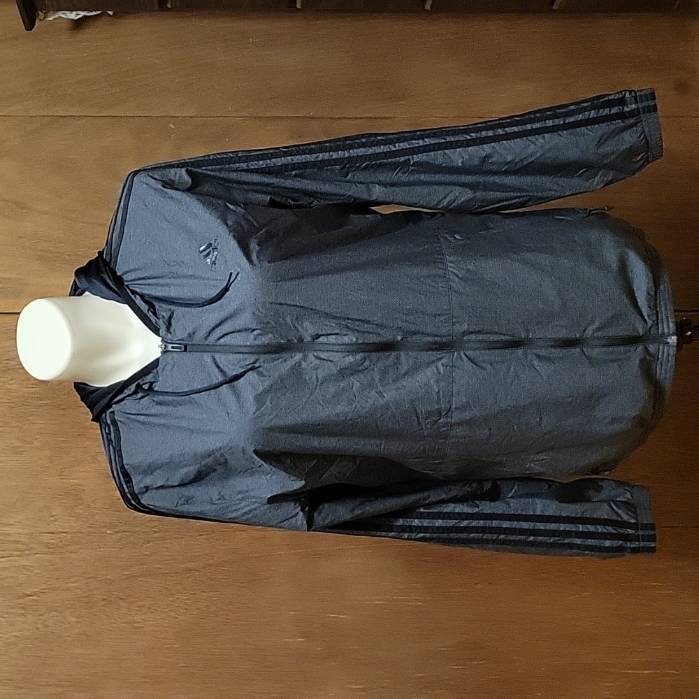 Adidas Men's Windbreaker Hooded Jacket XL
